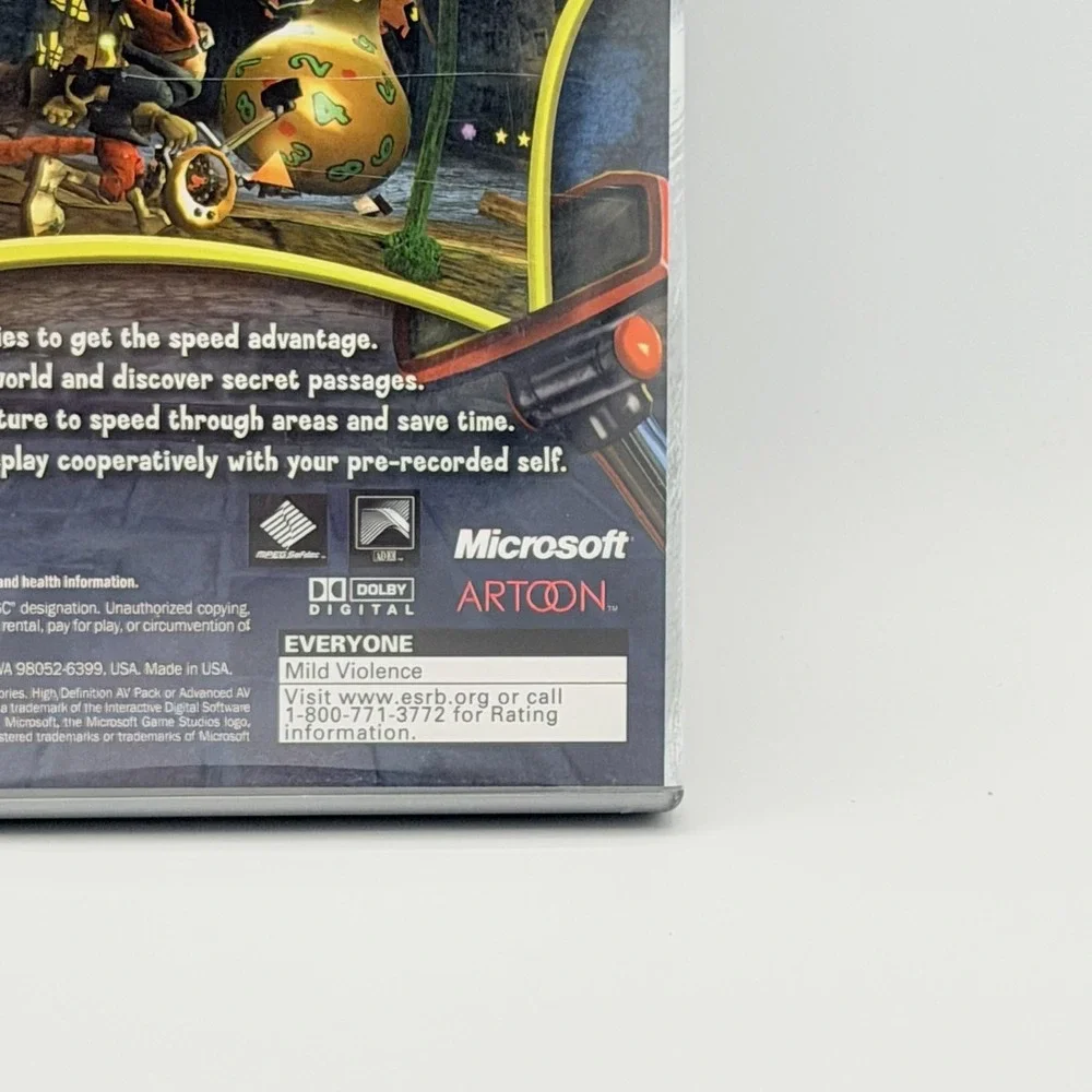 Blinx The Time Sweeper Microsoft Xbox Platinum Hits Complete CIB 2003 E NTSC